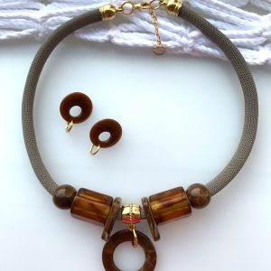 Colar HOLANDA conjunto Brinco