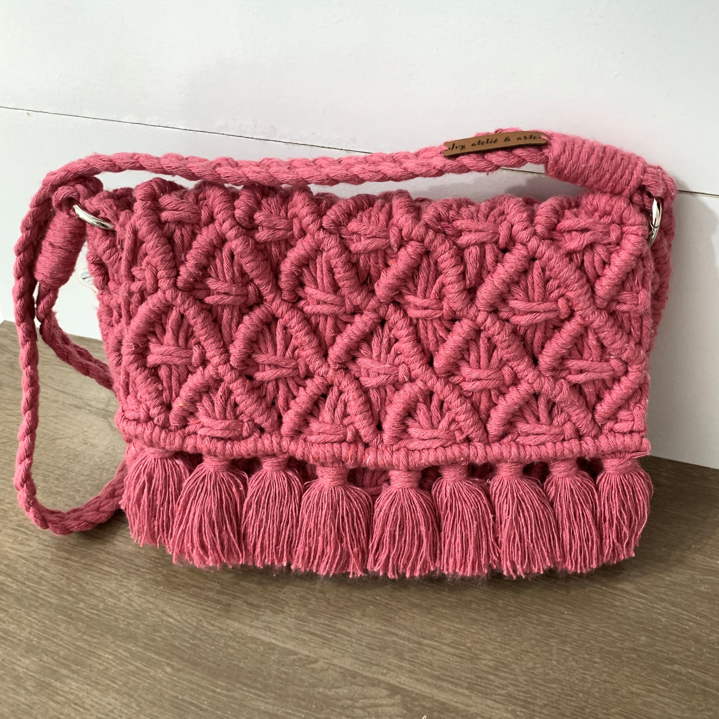 Bolsa ROSA XADREZ